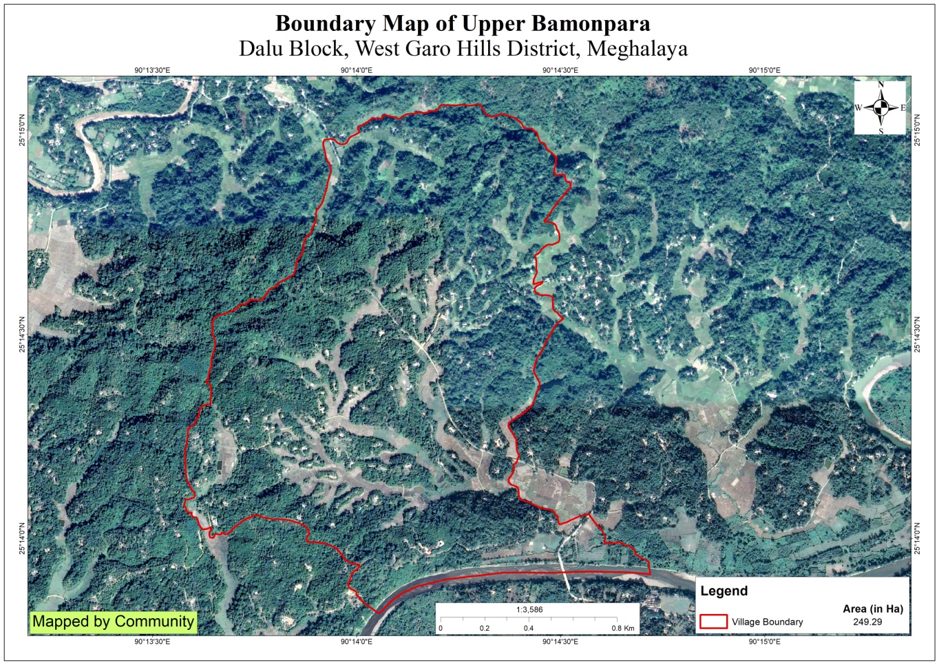 F:\Upper Bamonpara Village Boundary.jpg